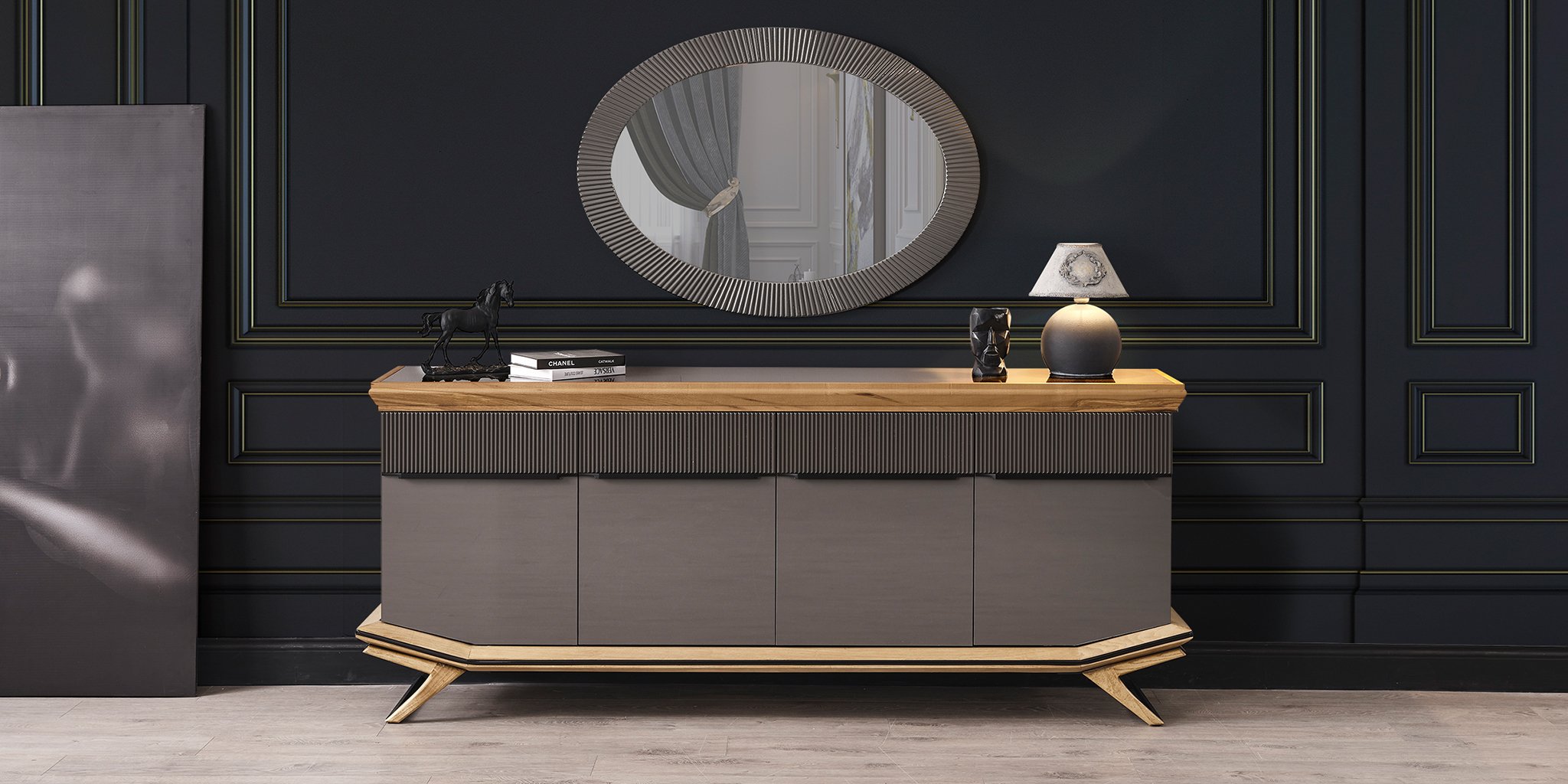 Grand Ahşap Yemek Odası Takımı